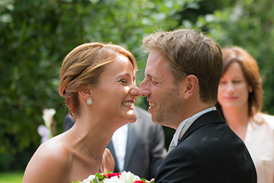 Hochzeitfoto im Schloß Eicherhof in Leichlingen