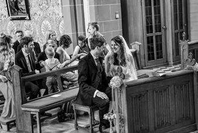 Hochzeitsfotos der kirchlichen Trauung in der St. Stephanus -Kirche in Kessel und in der Viller Mühle in Goch 