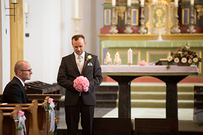 Hochzeitfoto in der Goldberger Mühle in Mettmann 