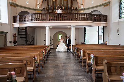 Hochzeitfoto in der Goldberger Mühle in Mettmann 