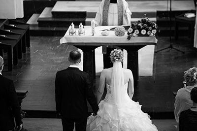 Hochzeitfoto in der Goldberger Mühle in Mettmann 