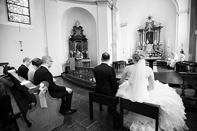 Hochzeitfoto in der Goldberger Mühle in Mettmann 