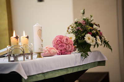 Hochzeitfoto in der Goldberger Mühle in Mettmann 