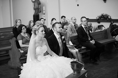 Hochzeitfoto in der Goldberger Mühle in Mettmann 