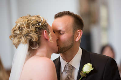 Hochzeitfoto in der Goldberger Mühle in Mettmann 