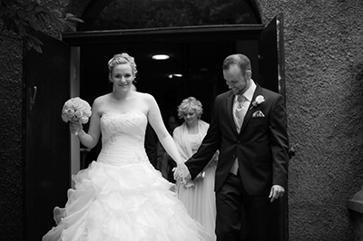 Hochzeitfoto in der Goldberger Mühle in Mettmann 