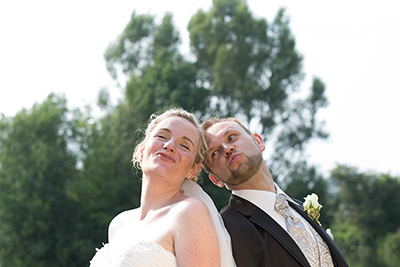 Hochzeitfoto in der Goldberger Mühle in Mettmann 