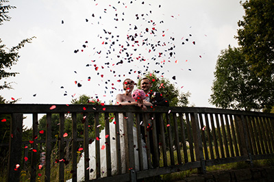 Hochzeitfoto in der Goldberger Mühle in Mettmann 