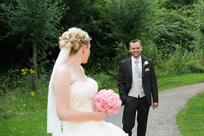 Hochzeitfoto in der Goldberger Mühle in Mettmann 