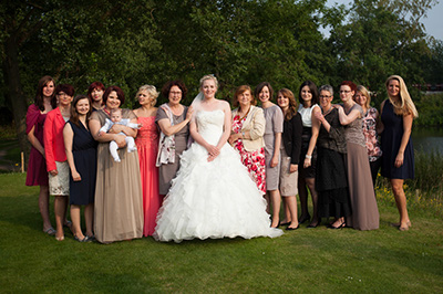 Hochzeitfoto in der Goldberger Mühle in Mettmann 