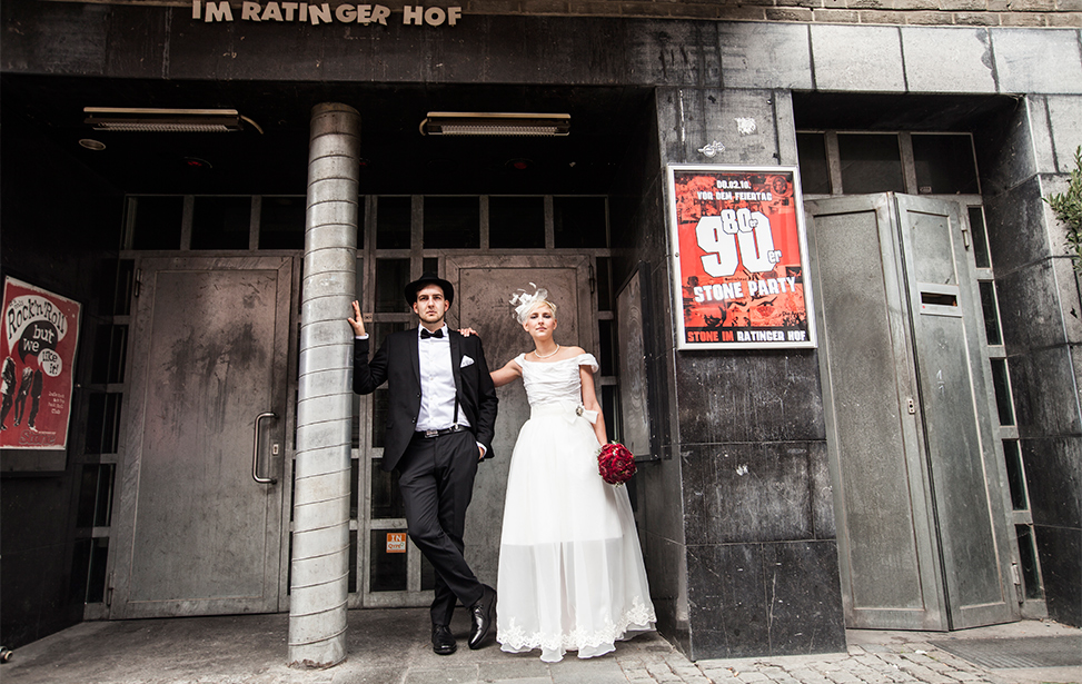 Melanie & Andreas in der Düsseldorfer Altstadt