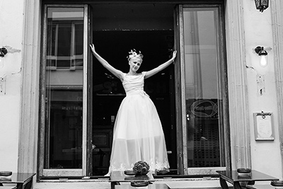 Hochzeitfoto in Düsseldorfer Altstadt