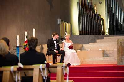 Hochzeitfoto in Düsseldorfer Altstadt