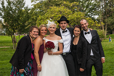 Hochzeitfoto in Düsseldorfer Altstadt