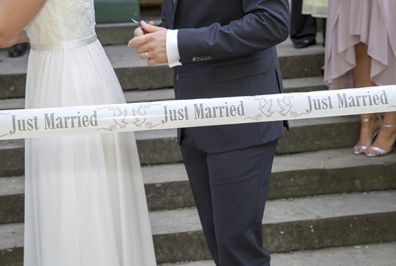 Hochzeitfoto vom Standesamt in Solingen und Erkrath