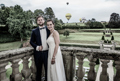 Hochzeitsfotos der freien Trauung auf dem Schloss Körtlinghausen in der Nähe von Warstein