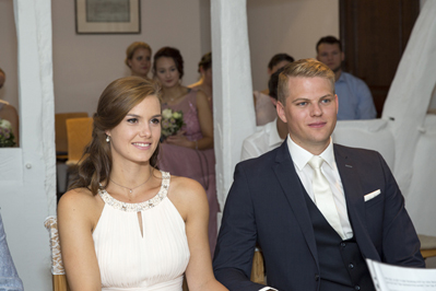 Hochzeitfoto in der Goldberger Mühle in Mettmann 