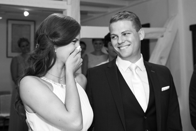 Hochzeitfoto in der Goldberger Mühle in Mettmann 