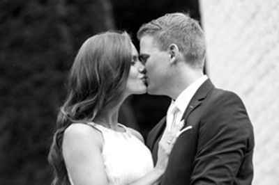 Hochzeitfoto in der Goldberger Mühle in Mettmann