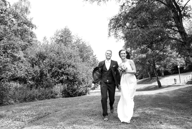 Hochzeitfoto in der Goldberger Mühle in Mettmann