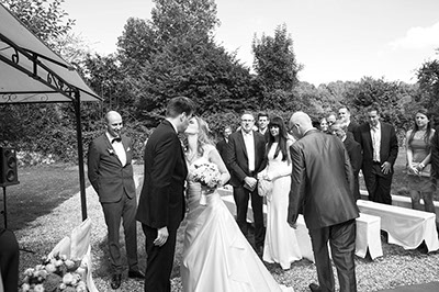 Hochzeitfoto im Schloß Eicherhof in Leichlingen