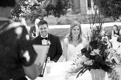 Hochzeitfoto im Schloß Eicherhof in Leichlingen