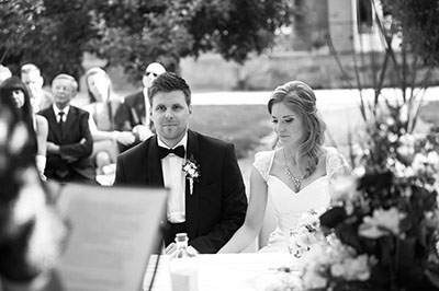 Hochzeitfoto im Schloß Eicherhof in Leichlingen