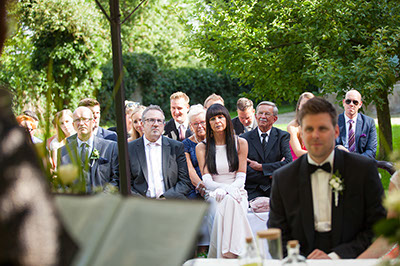 Hochzeitfoto im Schloß Eicherhof in Leichlingen