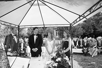 Hochzeitfoto im Schloß Eicherhof in Leichlingen