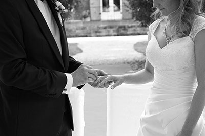 Hochzeitfoto im Schloß Eicherhof in Leichlingen