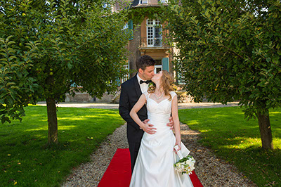 Hochzeitfoto im Schloß Eicherhof in Leichlingen