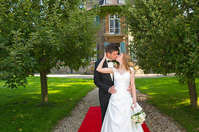 Hochzeitfoto im Schloß Eicherhof in Leichlingen