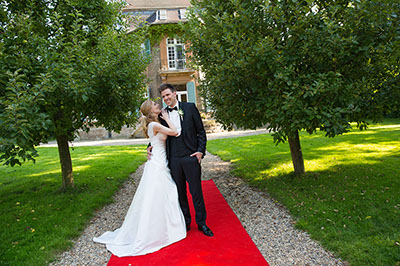 Hochzeitfoto im Schloß Eicherhof in Leichlingen