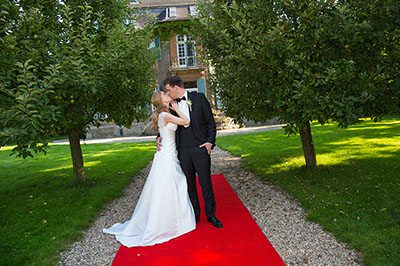 Hochzeitfoto im Schloß Eicherhof in Leichlingen