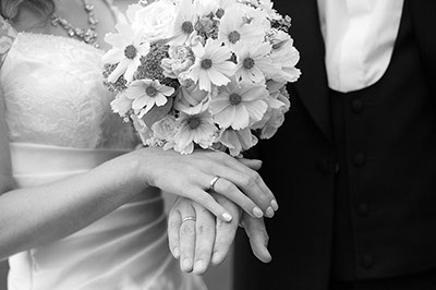 Hochzeitfoto im Schloß Eicherhof in Leichlingen