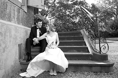 Hochzeitfoto im Schloß Eicherhof in Leichlingen