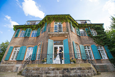 Hochzeitfoto im Schloß Eicherhof in Leichlingen