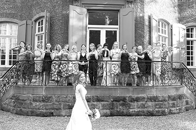 Hochzeitfoto im Schloß Eicherhof in Leichlingen