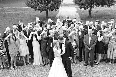 Hochzeitfoto im Schloß Eicherhof in Leichlingen