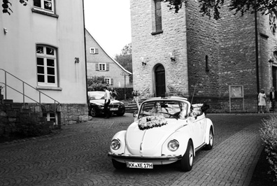 Hochzeitfoto in der Goldberger Mühle in Mettmann