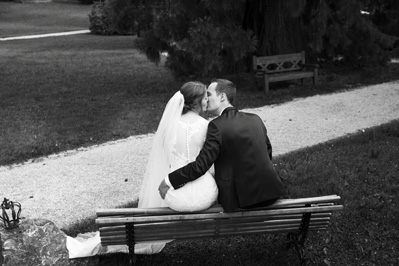 Hochzeitfoto in der Goldberger Mühle in Mettmann