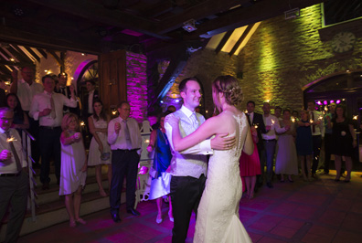 Hochzeitfoto in der Goldberger Mühle in Mettmann