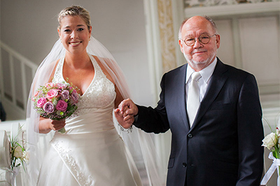 Hochzeitsfotografie des Brautpaares Stephi und Martin in Linnep, Mettmann und Düsseldorf