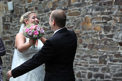 Hochzeitsfotografie des Brautpaares Stephi und Martin in Linnep, Mettmann und Düsseldorf