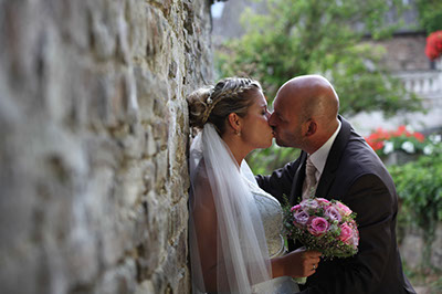 Hochzeitsfotografie des Brautpaares Stephi und Martin in Linnep, Mettmann und Düsseldorf