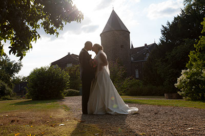 Hochzeitsfotografie des Brautpaares Stephi und Martin in Linnep, Mettmann und Düsseldorf