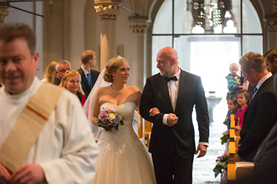 Hochzeitfoto im Schloß Eicherhof in Leichlingen