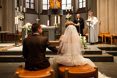 Hochzeitfoto im Schloß Eicherhof in Leichlingen