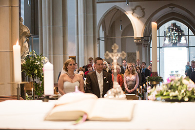 Hochzeitfoto im Schloß Eicherhof in Leichlingen