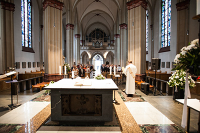 Hochzeitfoto im Schloß Eicherhof in Leichlingen